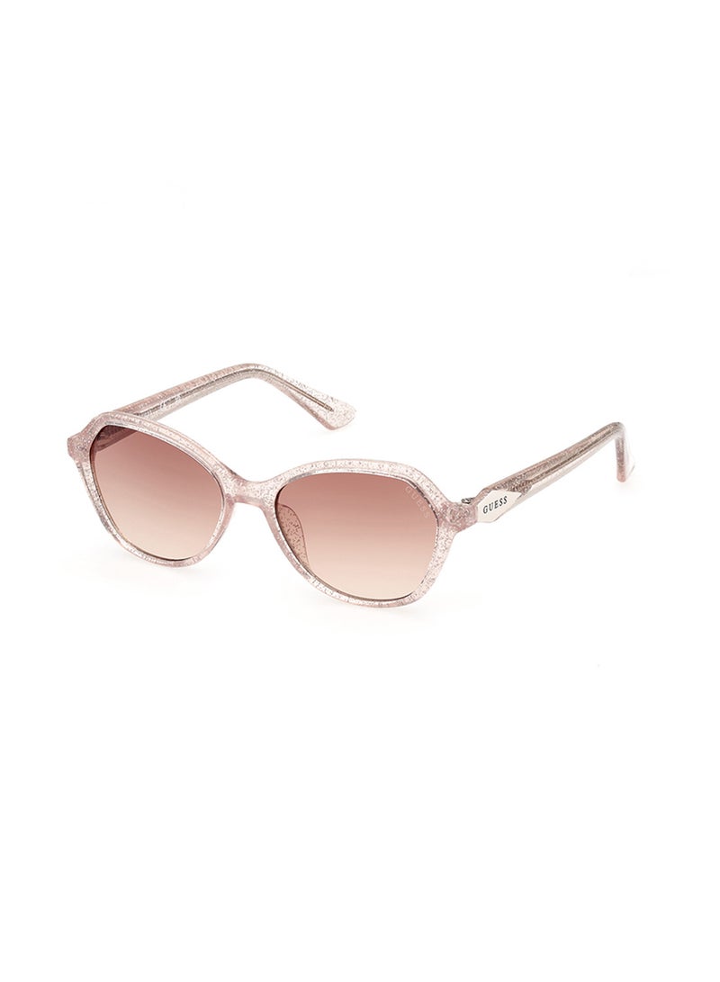 GUESS Girls UV Protection Asymmetrical Shape Sunglasses - GU923959F48 - Lens Size: 48 Mm - Image 1